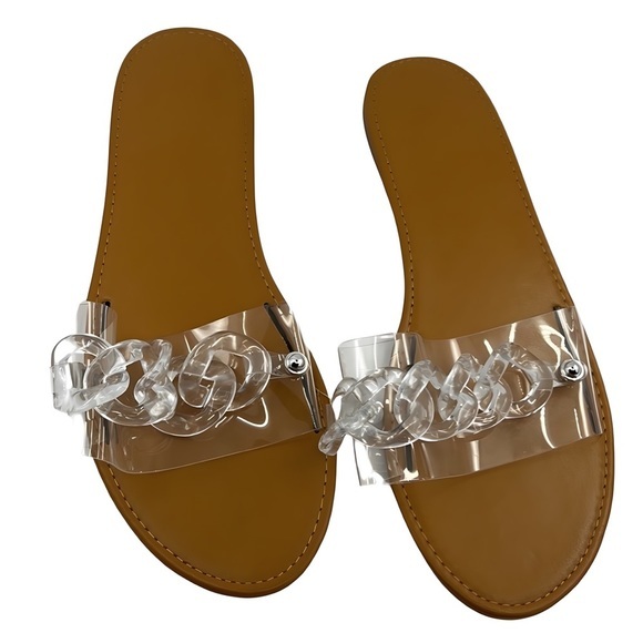 Step into Elegance: The Exquisite Chain-Style Ladies Sandals‎ Collection Size 11 - Picture 3 of 4